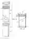 Fig. 07 - Elevating lift dispenser and container