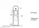 Fig. 01 - Method and apparatus in a pneumatic pipe transport system for material, and a conveying system for wastes