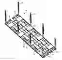 Fig. 01 - Movable platform with a mechanical lift brake assembly