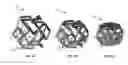 Fig. 07 - Three-dimensional structures having adjustable auxetic effects