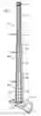 Fig. 01 - System and method for installing a tensioning tendon in a wind turbine tower