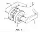 Fig. 02 - Electronic lock with movable in-line locking lug