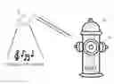 Fig. 01 - Shrink wrapped advertising for fire hydrants and fixtures