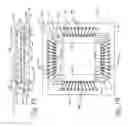 Fig. 02 - Stacked semiconductor die assemblies with die substrate extensions