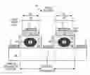 Fig. 01 - Heterojunction bipolar transistor unit cell and power stage for a power amplifier