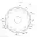Fig. 01 - Rotor for rotary electric machine
