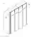 Fig. 01 - Header panel assembly for preventing air circulation above electronic equipment enclosure