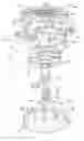 Fig. 01 - Balanced housing construction for flexible line trimmer head and apparatus for forming the housing