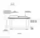 Fig. 61 - Cage cover with filter, shield and nozzle receptacle