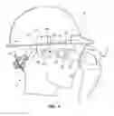 Fig. 02 - Hard hat adapter for a welding face member