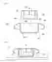 Fig. 10 - Upper structure of female snap button, female snap button and method of attaching female snap button to texture