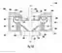 Fig. 21 - Surgical access device including lateral moving seal cooperating with bellows attached to proximal wall of cannula housing