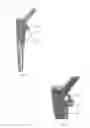 Fig. 02 - Hip stem prosthesis with a porous collar to allow for bone ingrowth