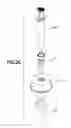 Fig. 32 - System with adapter for closed transfer of fluids