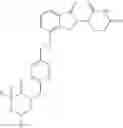 Fig. 176 - 3-(1-oxo-4-((4-((3-oxomorpholino)methyl)benzyl)oxy)isoindolin-2-yl)piperidine-2,6-dione and isotopologues thereof