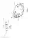 Fig. 05 - Removable transmission for use with a powered surgical tool, the transmission shaped to extend above the tool, and system