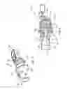 Fig. 07 - Removable transmission for use with a powered surgical tool, the transmission shaped to extend above the tool, and system