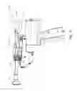 Fig. 11 - Removable transmission for use with a powered surgical tool, the transmission shaped to extend above the tool, and system