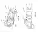 Fig. 16 - Removable transmission for use with a powered surgical tool, the transmission shaped to extend above the tool, and system