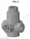 Fig. 12 - Branch tee for sprinkler pipes controlling water stream automatically and sprinkler pipe system having the same