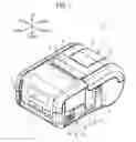 Fig. 02 - Printing apparatus configured to hold battery