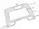 Fig. 01 - Surfaces of plastic glazing of tailgates