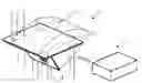 Fig. 01 - Packaging assembly comprising a folding flap and fasteners