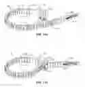 Fig. 12 - Reusable tie strap with multiple apertures