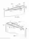 Fig. 10 - Tip structure for a turbine blade with pressure side and suction side rails