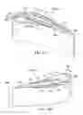 Fig. 11 - Tip structure for a turbine blade with pressure side and suction side rails