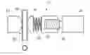 Fig. 01 - Pinch valve for a urinary drainage system