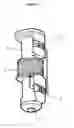 Fig. 04 - Wearable tubular light generating item with kinetic generator having a slideable magnetic disposed within tube