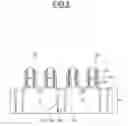 Fig. 04 - Integrated circuit with detection of thinning via the back face and decoupling capacitors
