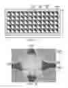 Fig. 12 - Packaging a substrate with an LED into an interconnect structure only through top side landing pads on the substrate