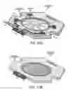 Fig. 25 - Packaging a substrate with an LED into an interconnect structure only through top side landing pads on the substrate