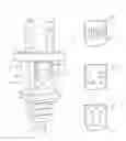 Fig. 01 - Polarized electrical plug and adaptor with modular orientation verification