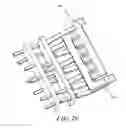 Fig. 17 - Modular jack connector with offset circuitry for controlled capacitance compensation