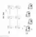 Fig. 30 - System and method for communication with a mobile device via a positioning system including RF communication devices and modulated beacon light sources
