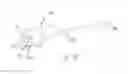 Fig. 19 - Trimmer head with pivot posts holding a single strip of line