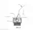 Fig. 05 - Fingernail brush having angularly adjustable bristles