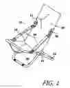 Fig. 02 - Folding X-frame chair with extended backrest