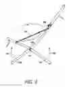 Fig. 04 - Folding X-frame chair with extended backrest