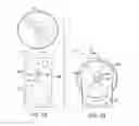 Fig. 10 - Apparatus for universal stemware storage