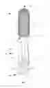 Fig. 02 - Finger mounted toothbrush with an internal reinforcing skeleton