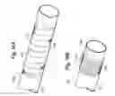 Fig. 08 - Prosthesis delivery system with axially collapsible sheath