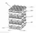 Fig. 01 - Tray system for display, storage and transportation of bottles