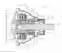 Fig. 01 - POWER TAKEOFF UNIT WITH ACTUATION AND LUBRICATION FLUID CHANNELS