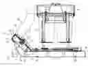 Fig. 01 - Lawn mower including an inclined blower