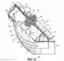 Fig. 13 - Lawn mower including an inclined blower