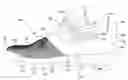 Fig. 01 - Article of footwear with upper having stitched polymer thread pattern and methods of making the same